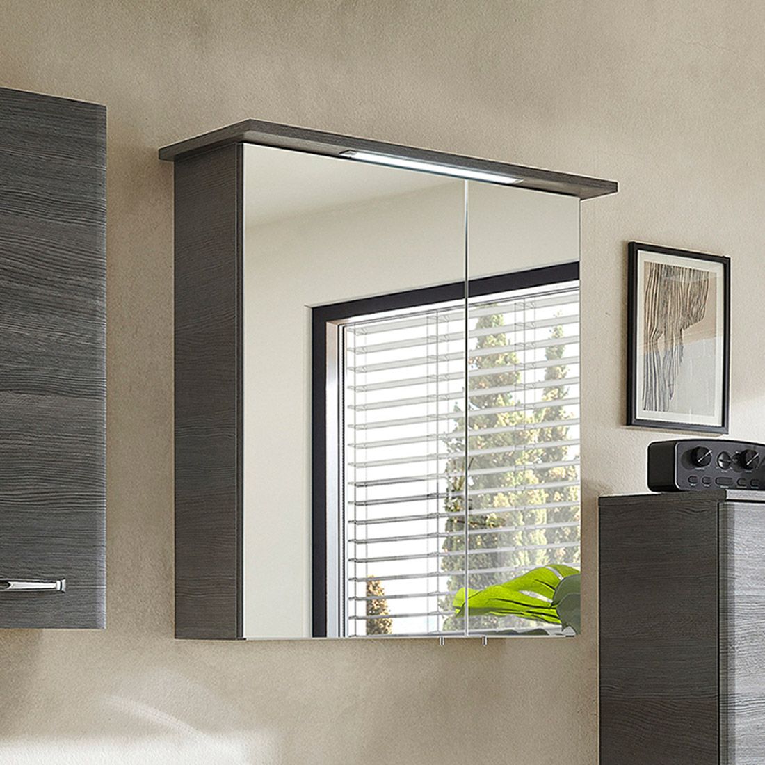 Pelipal Alika Spiegelschrank Cesa I mit LED-Beleuchtung 60x20x72cm