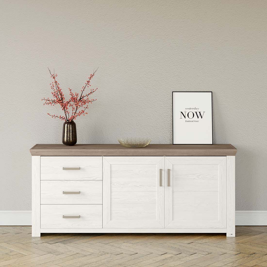 set one York Sideboard 184,1x44,2x78,6cm