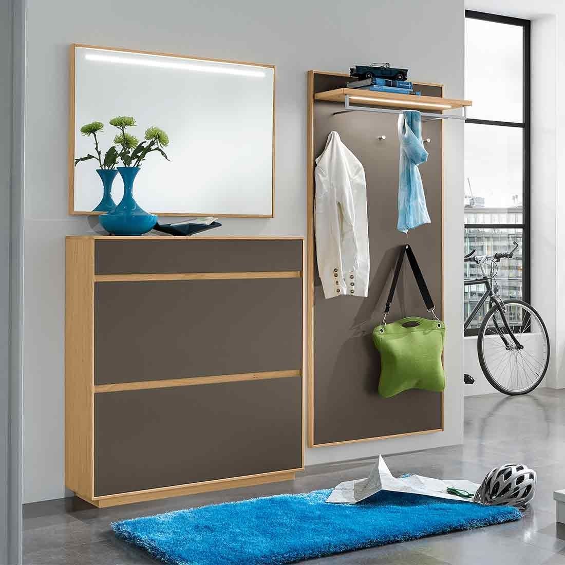 Voss V100 Garderobenpaneel mit Beleuchtung 83x29x183cm
