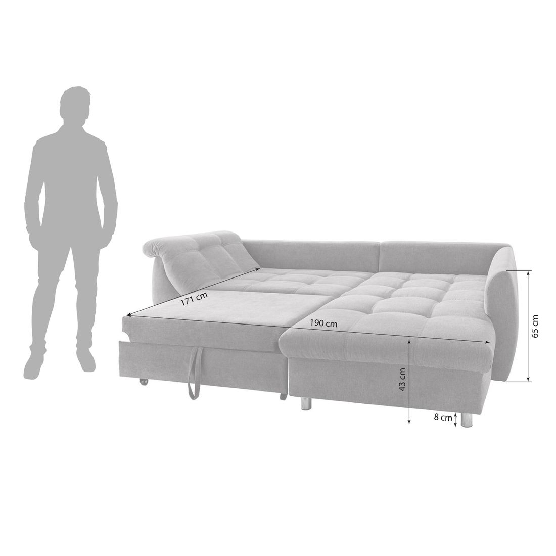 Becca Ecksofa