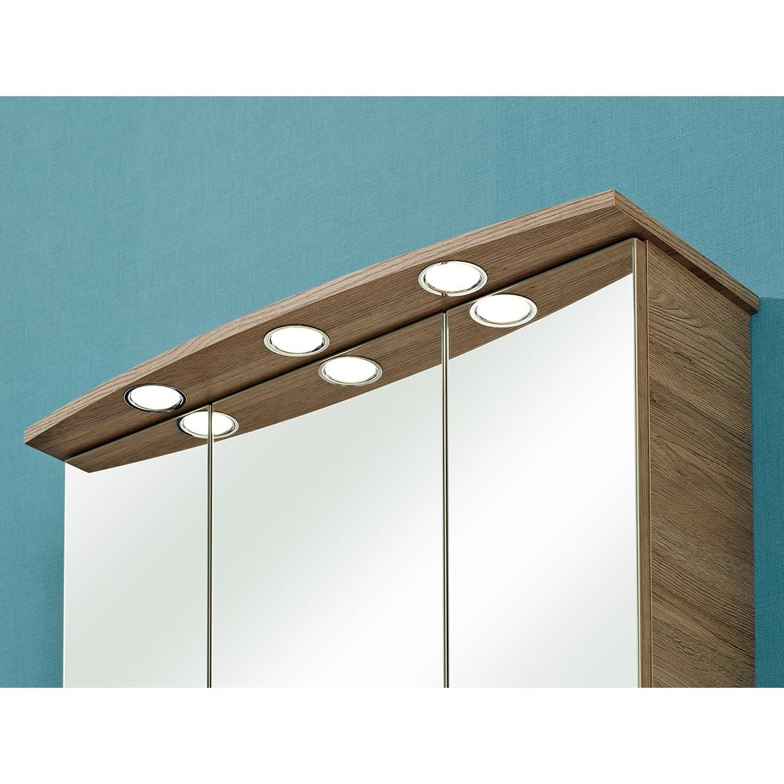 Pelipal Offenbach Spiegelschrank mit LED-Beleuchtung 75x20x72cm