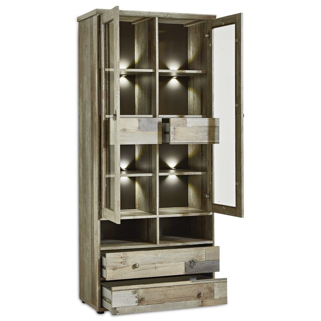 Innostyle Bonanza Vitrine mit Beleuchtung 83x39x188cm