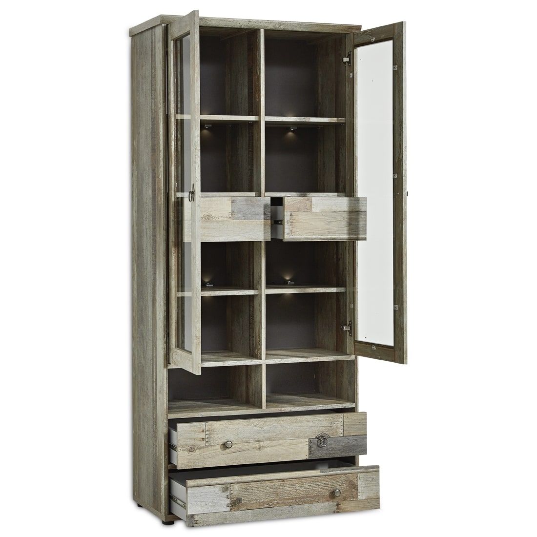 Innostyle Bonanza Vitrine mit Beleuchtung 83x39x188cm