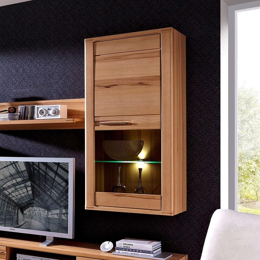 Innostyle Nature Plus Hängeschrank mit Beleuchtung 60x40x127cm
