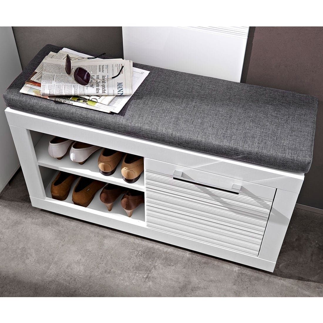 Innostyle Life Garderobenbank 92x37x50cm