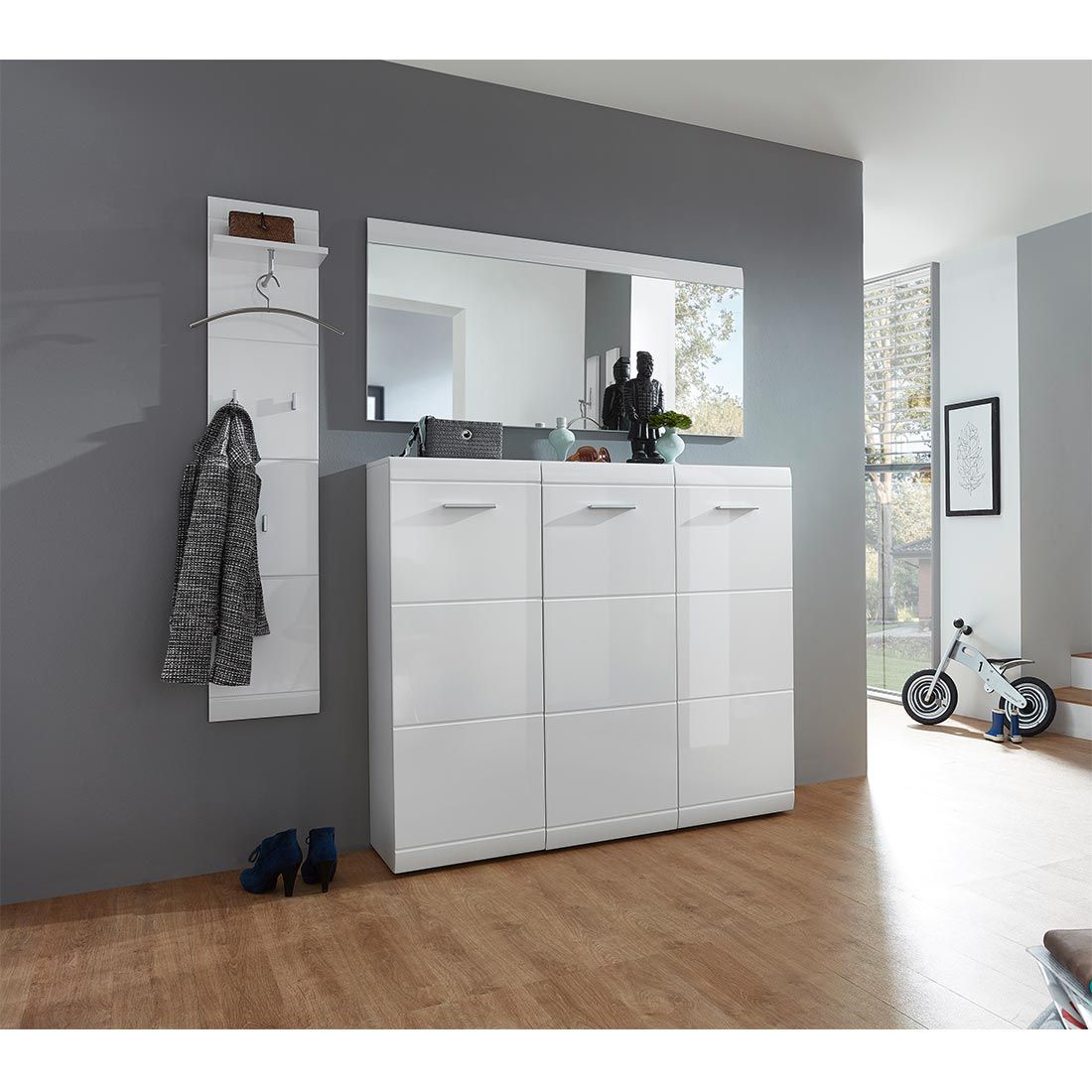 Germania Adana Schuhschrank 134x36x120cm