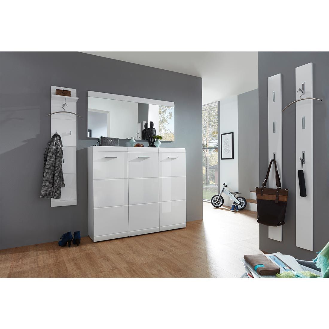 Germania Adana Schuhschrank 134x36x120cm