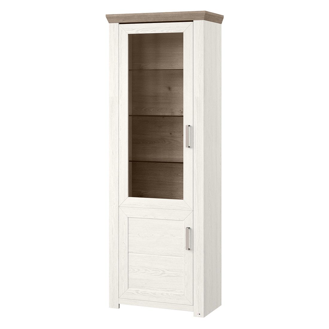 set one York Vitrine 74,5x42,2x206,6cm