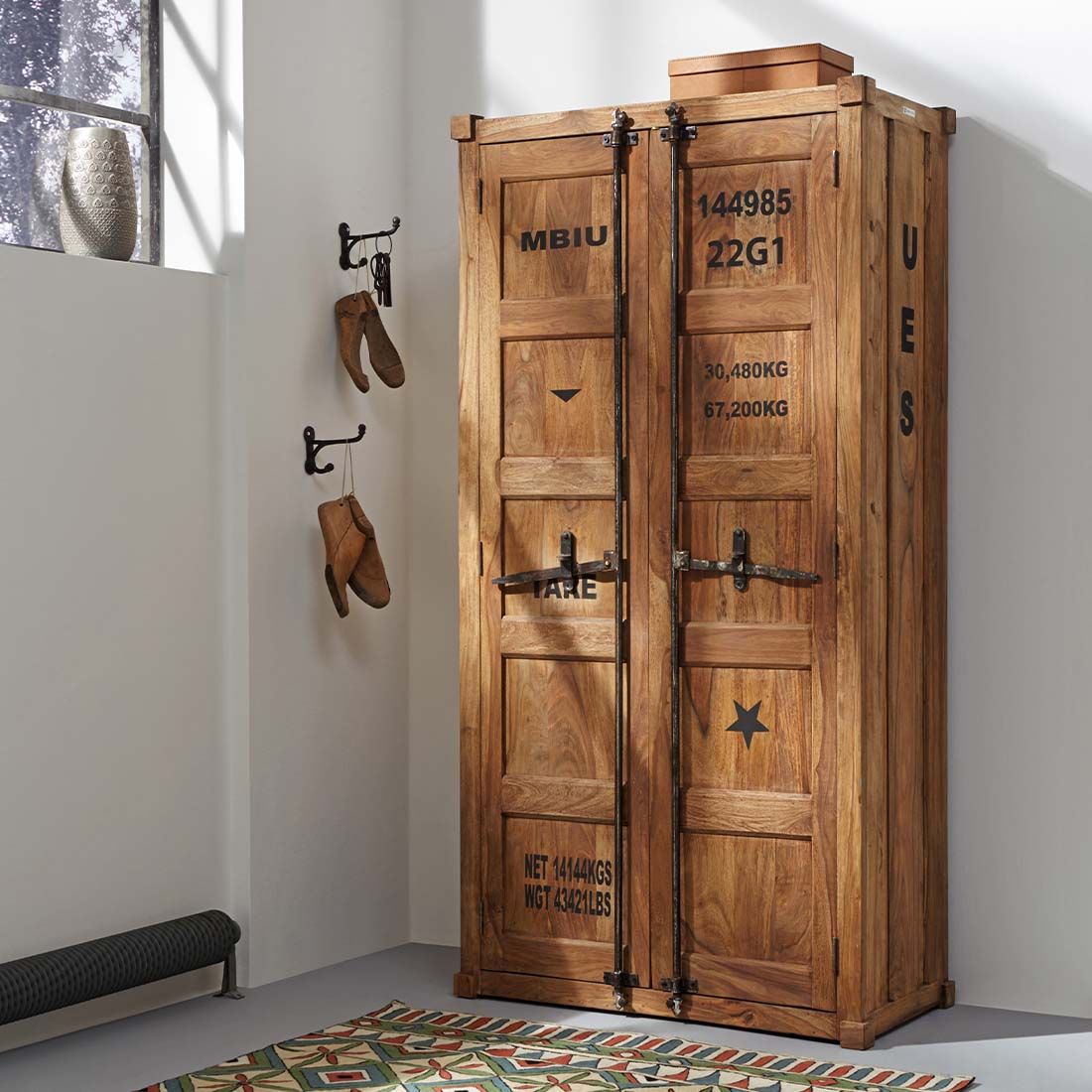 Wolf Möbel Container Hochschrank 90x45x180cm