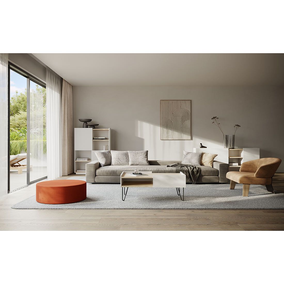 TEMAHOME Nina Highboard 100x42x147cm