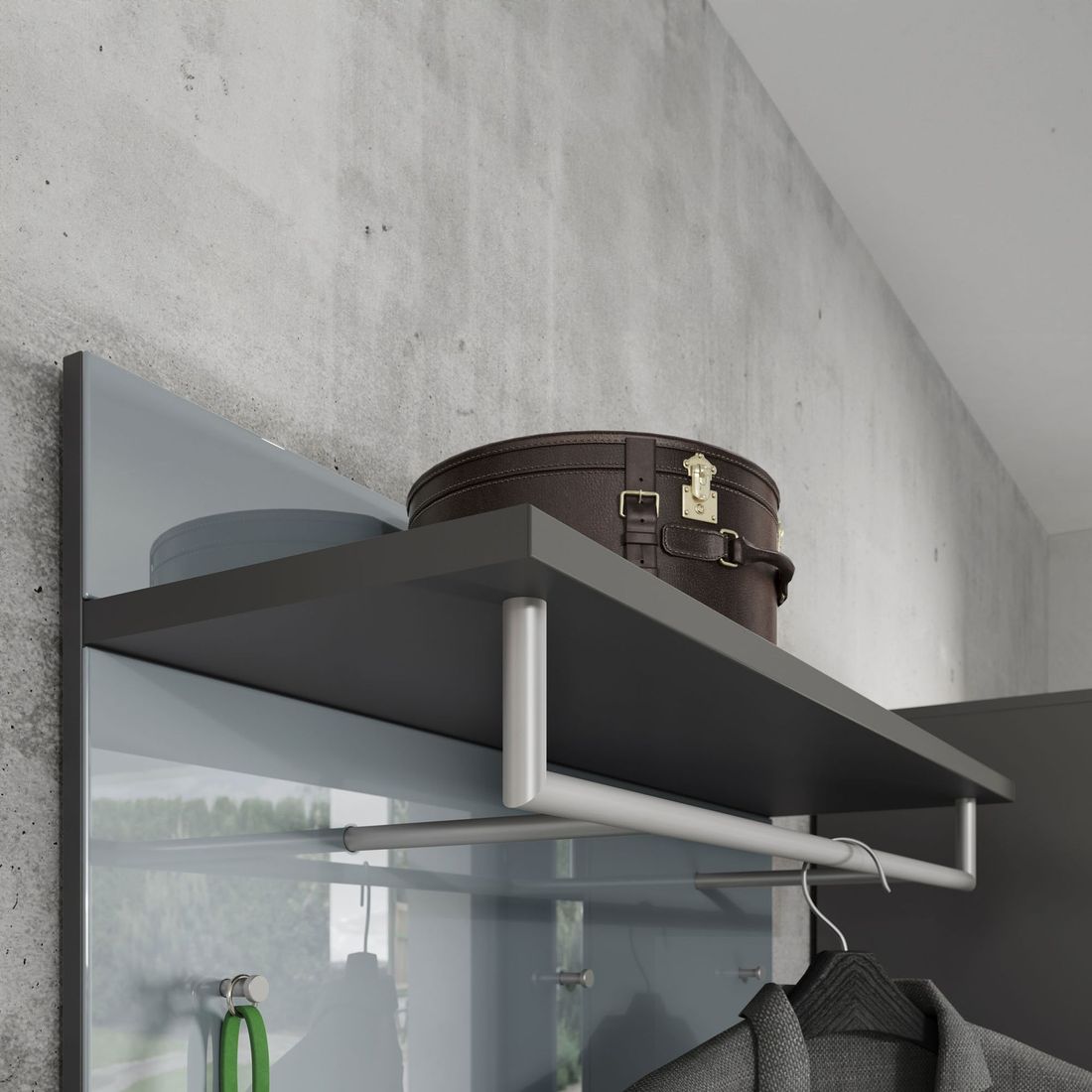 Germania Genova Garderobenpaneel 97x30x96cm