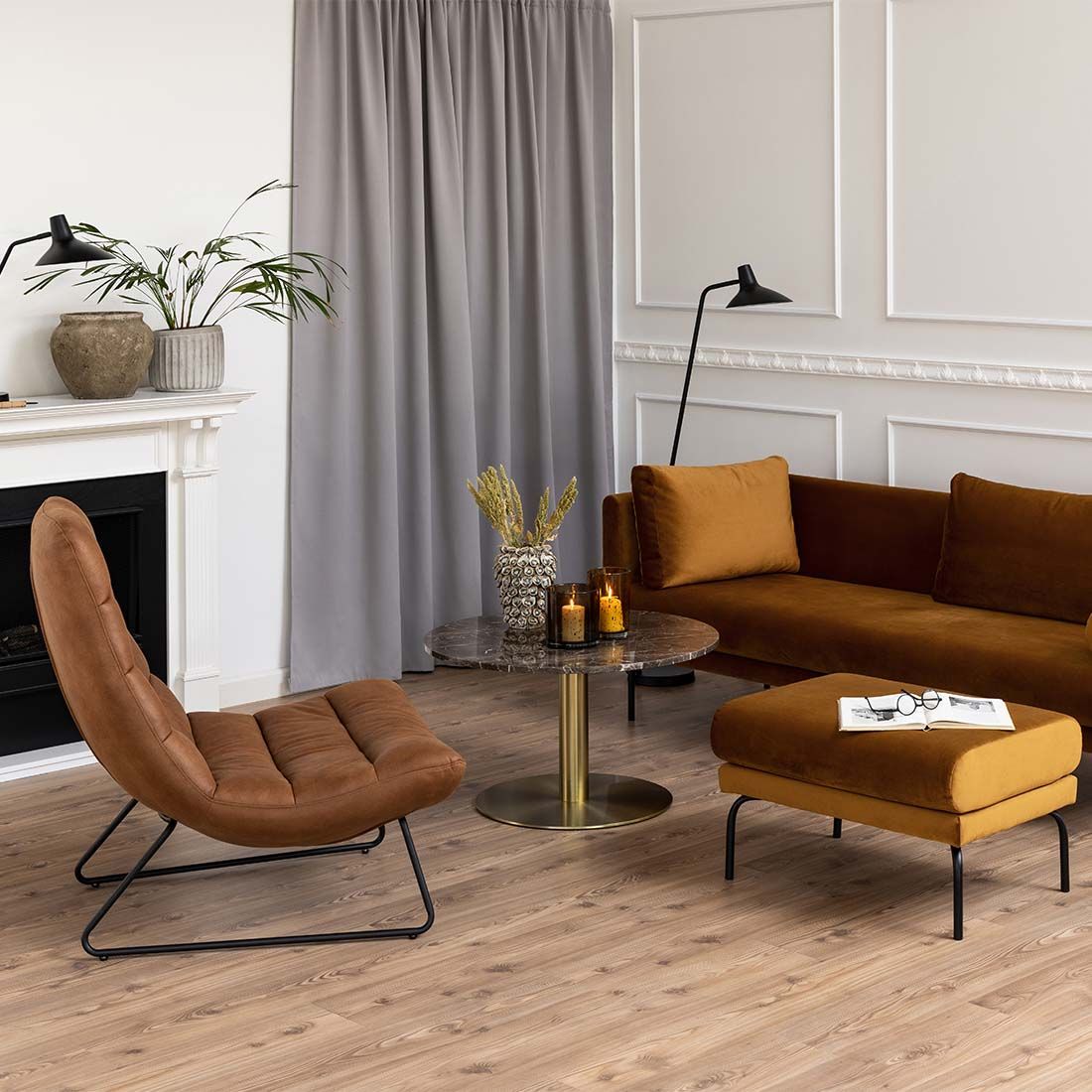 AC Design Milford Loungestuhl 82,5x93x97cm