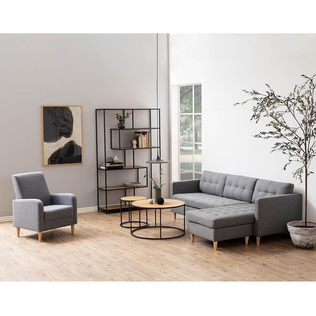 AC Design Seaford Regal 114x35x185cm