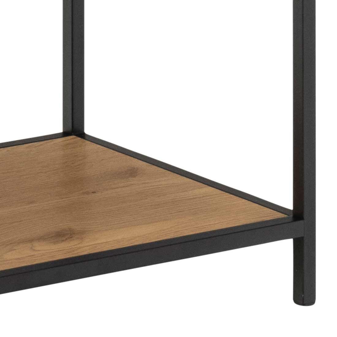 AC Design Seaford Regal Wildeiche/Schwarz ca. 135x35x150cm