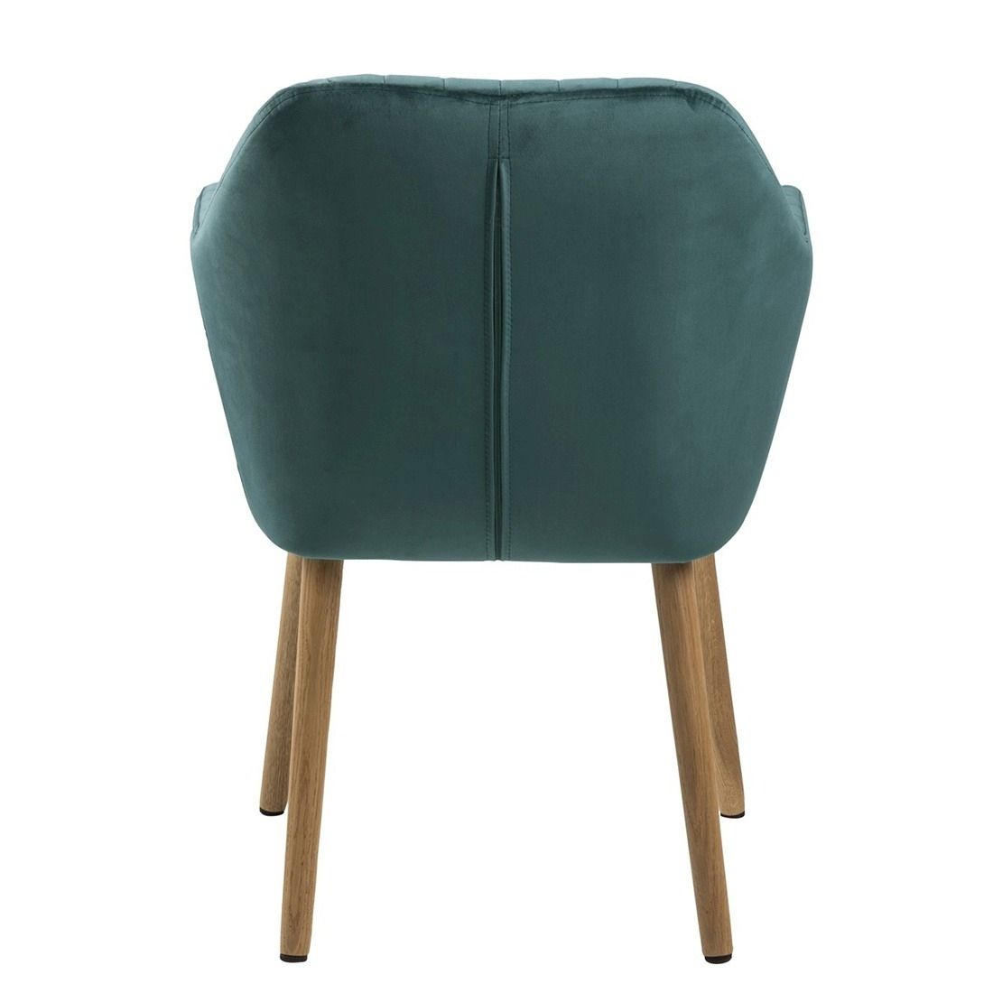 AC Design Emilia Armlehnstuhl 57x61x83cm Flaschengrün/Eiche