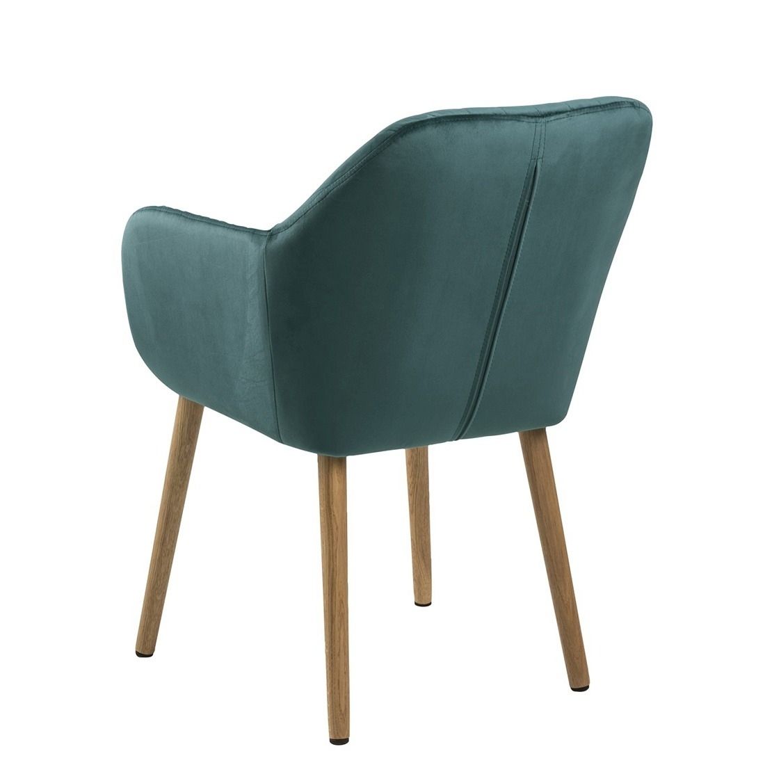AC Design Emilia Armlehnstuhl 57x61x83cm Flaschengrün/Eiche