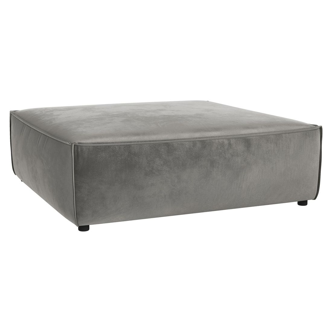 HOMELIV. Lennox Ecksofa mit Hocker Samt