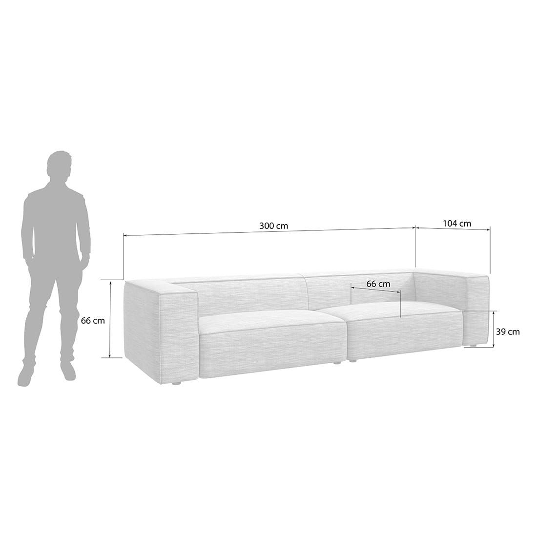 W.SCHILLIG Around the block Big Sofa 300x104x66cm