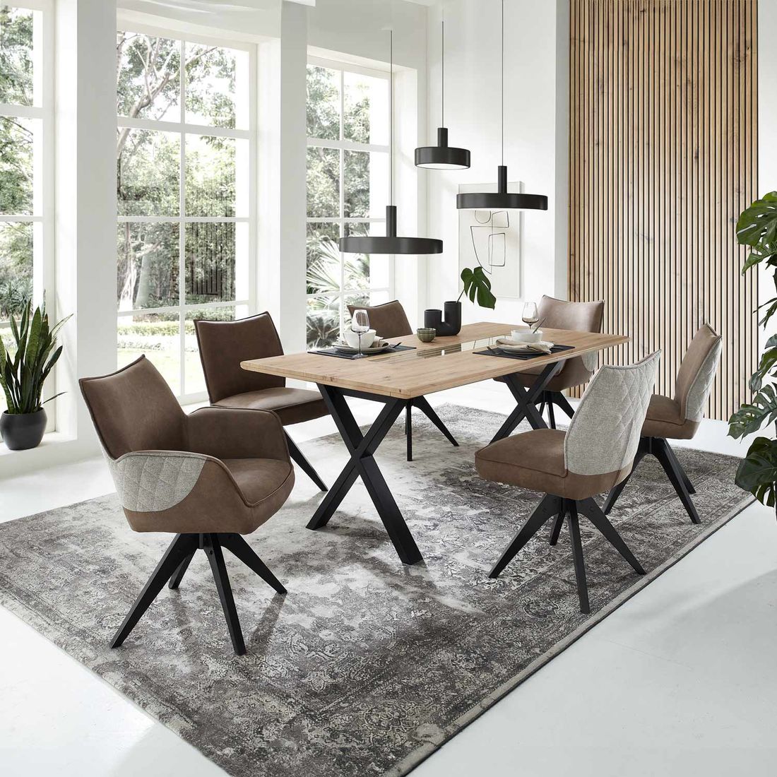 Wohnconcept Fresno Esstisch X-Form