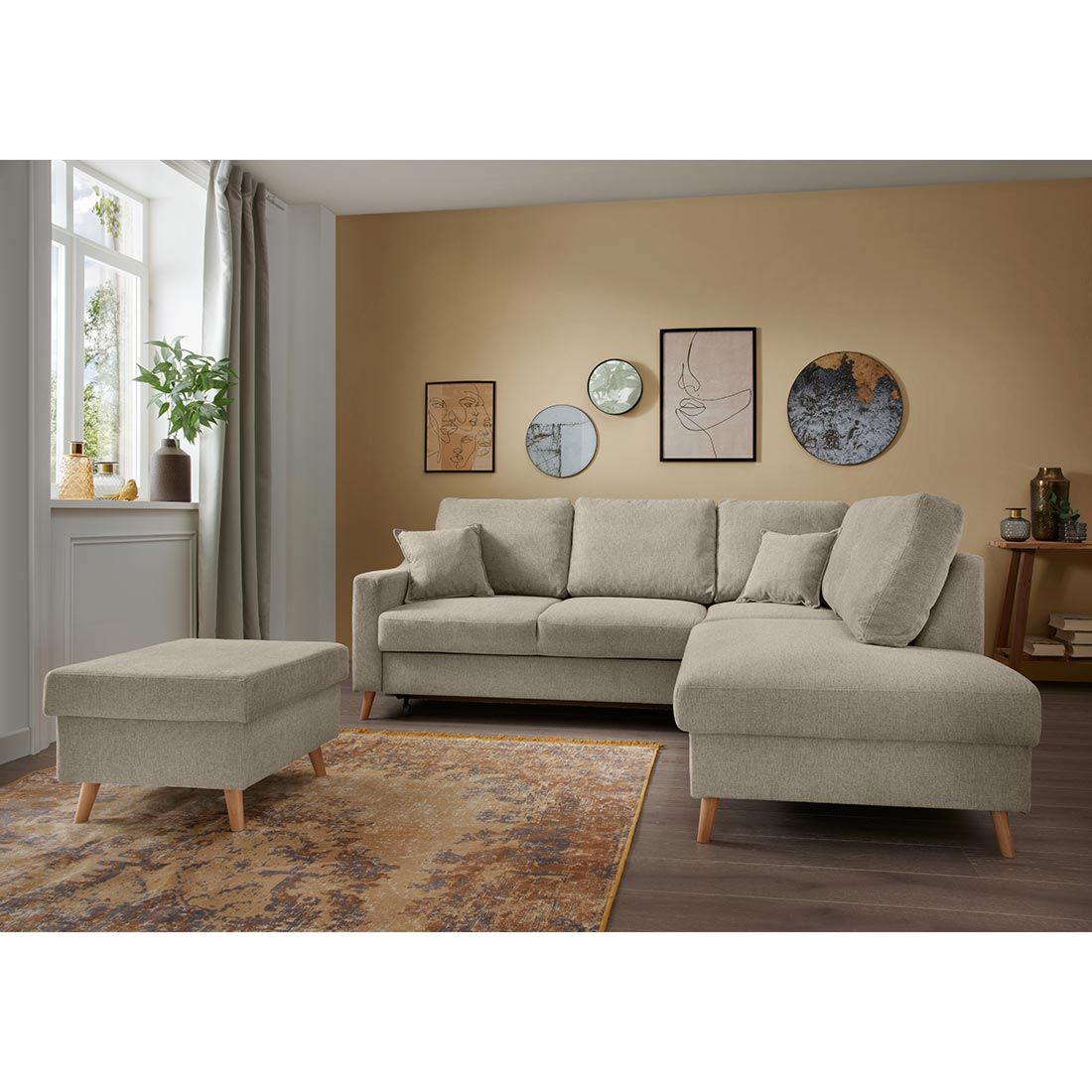 Bergen Hocker 61x61x43cm