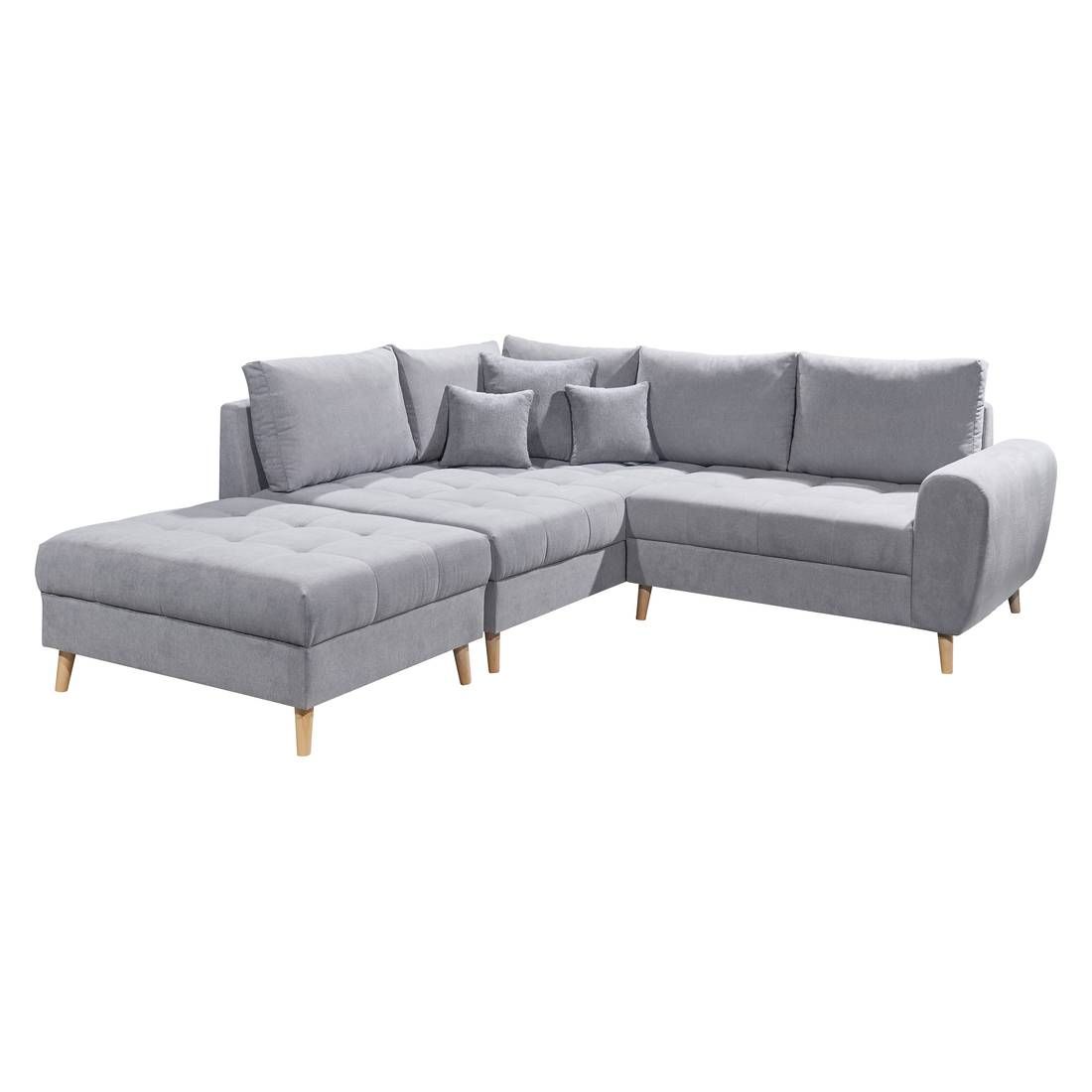 ED Lifestyle Polstermöbel Alice Ecksofa mit Hocker
