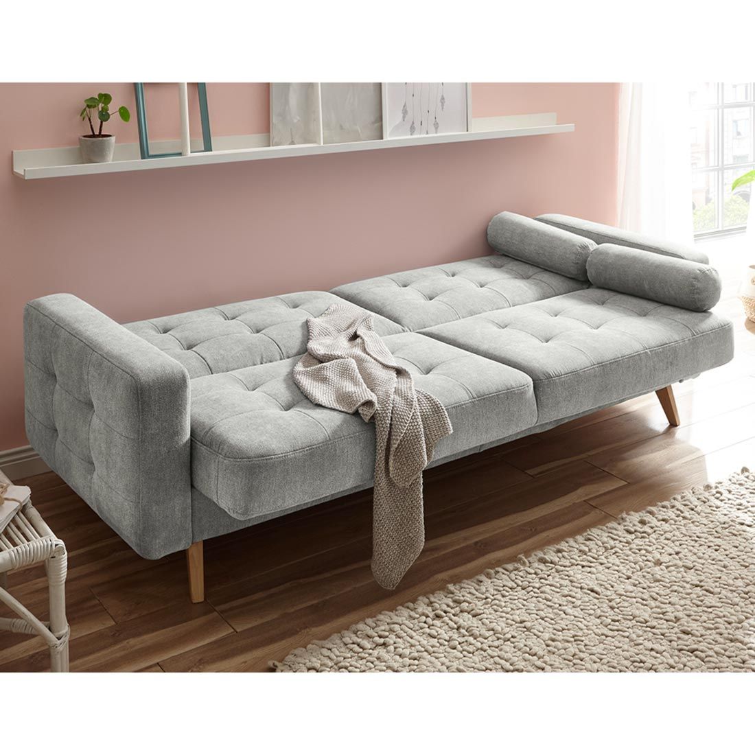 ED Lifestyle Polstermöbel Fjord Schlafsofa 222x90x86cm