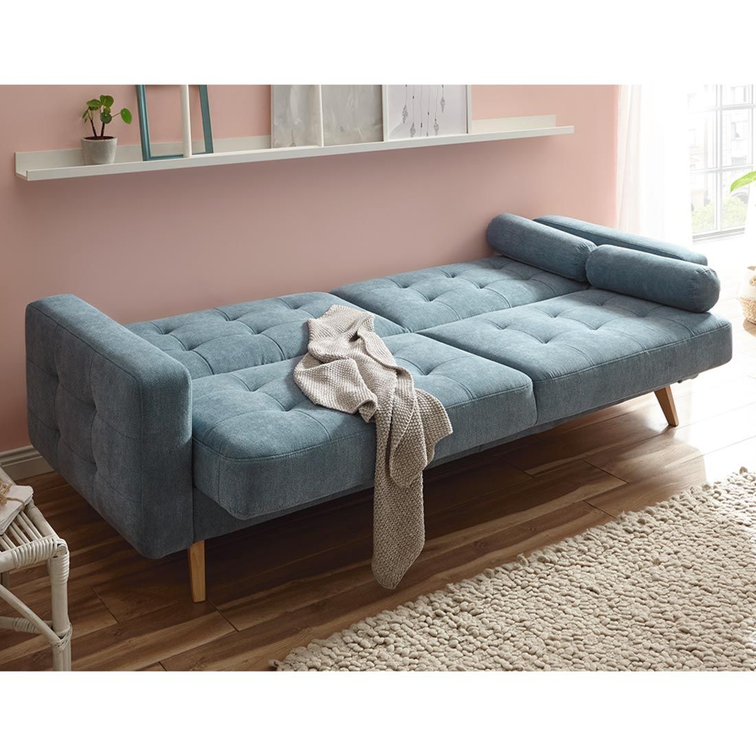ED Lifestyle Polstermöbel Fjord Schlafsofa 222x90x86cm