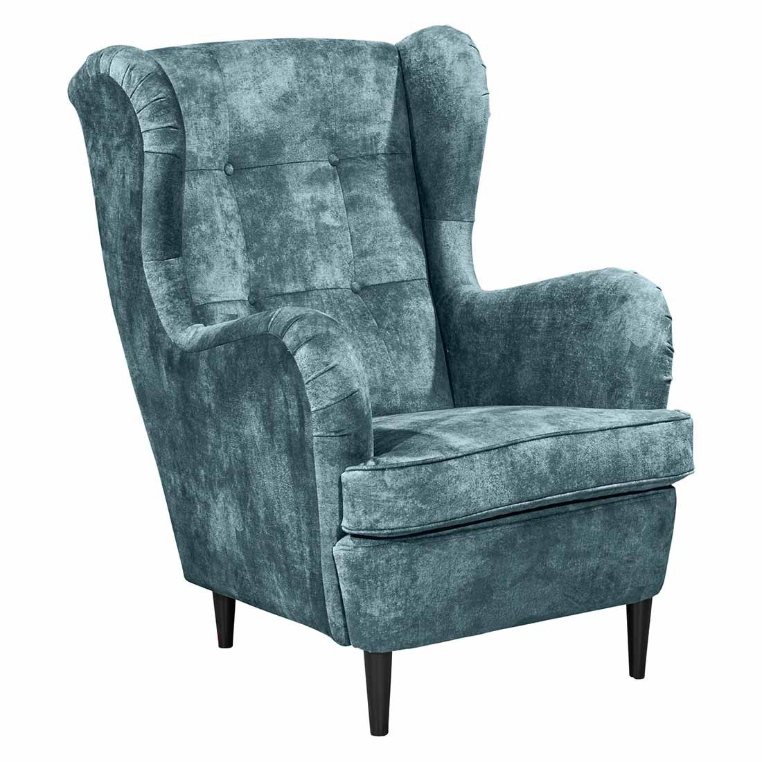 ED Lifestyle Polstermöbel Oskar 3 Sessel mit Hocker