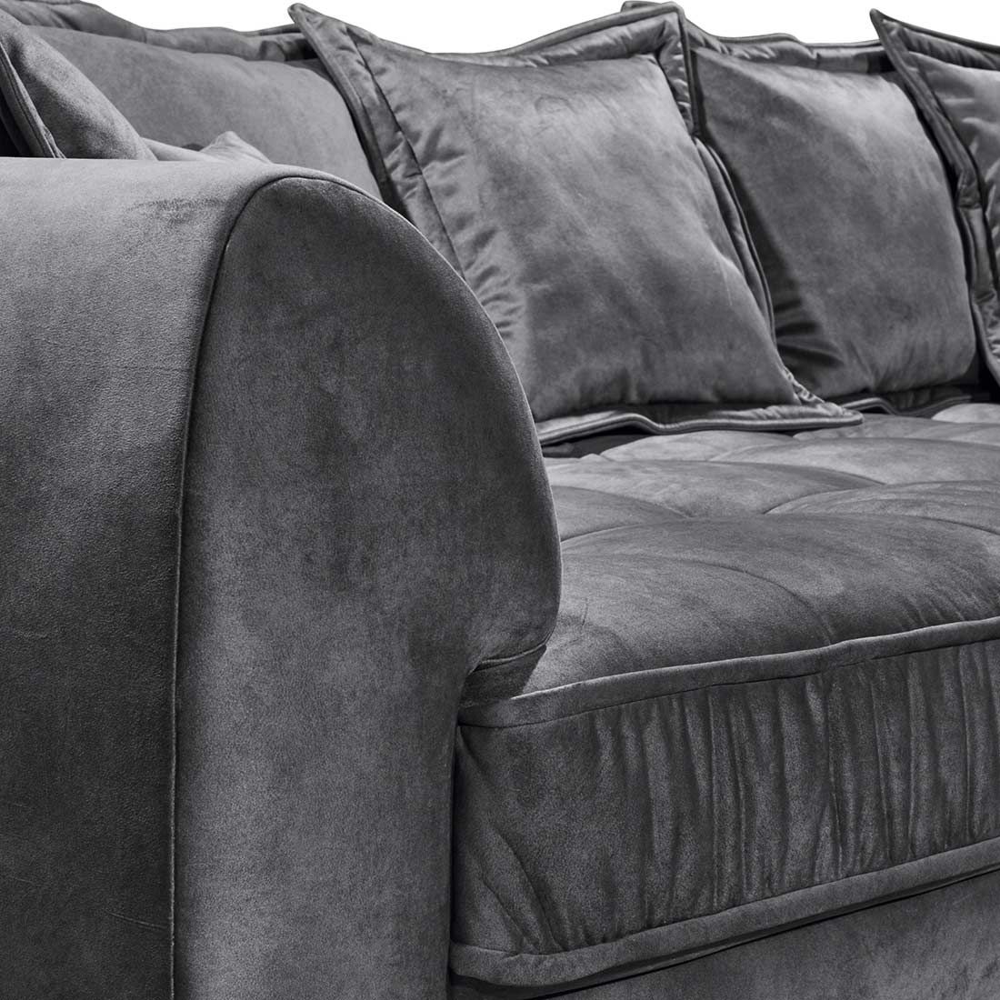 ED Lifestyle Polstermöbel Pascha Ecksofa 308x194x73/90cm