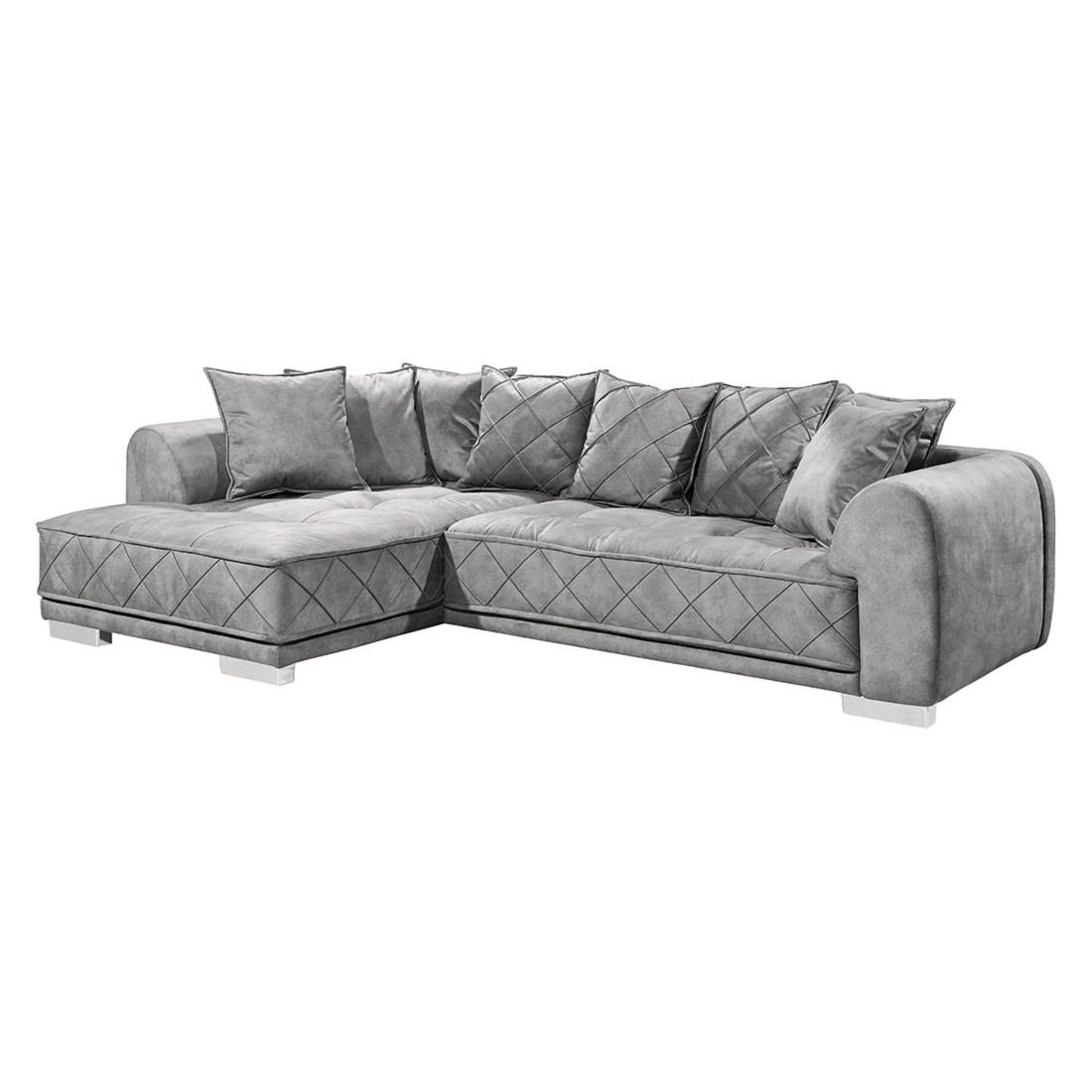 ED Lifestyle Polstermöbel Sentina Ecksofa 319x194x73/90cm