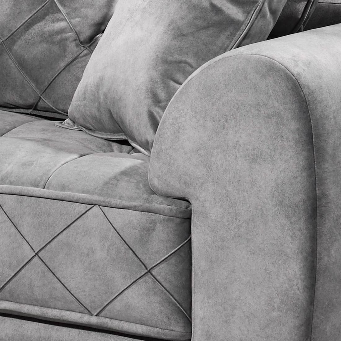 ED Lifestyle Polstermöbel Sentina Ecksofa 319x194x73/90cm