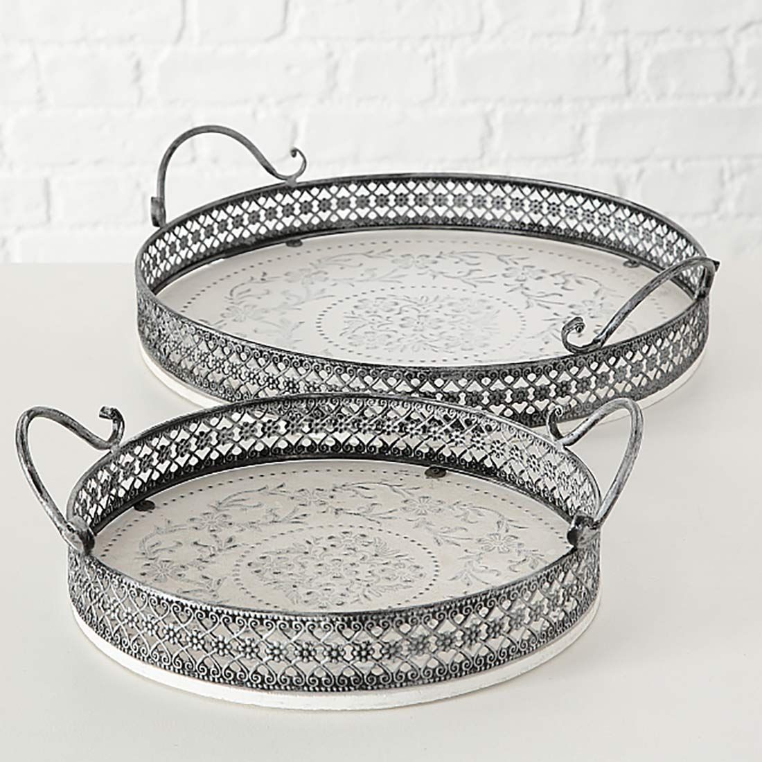 Boltze Felina Tablett-Set 2-tlg.