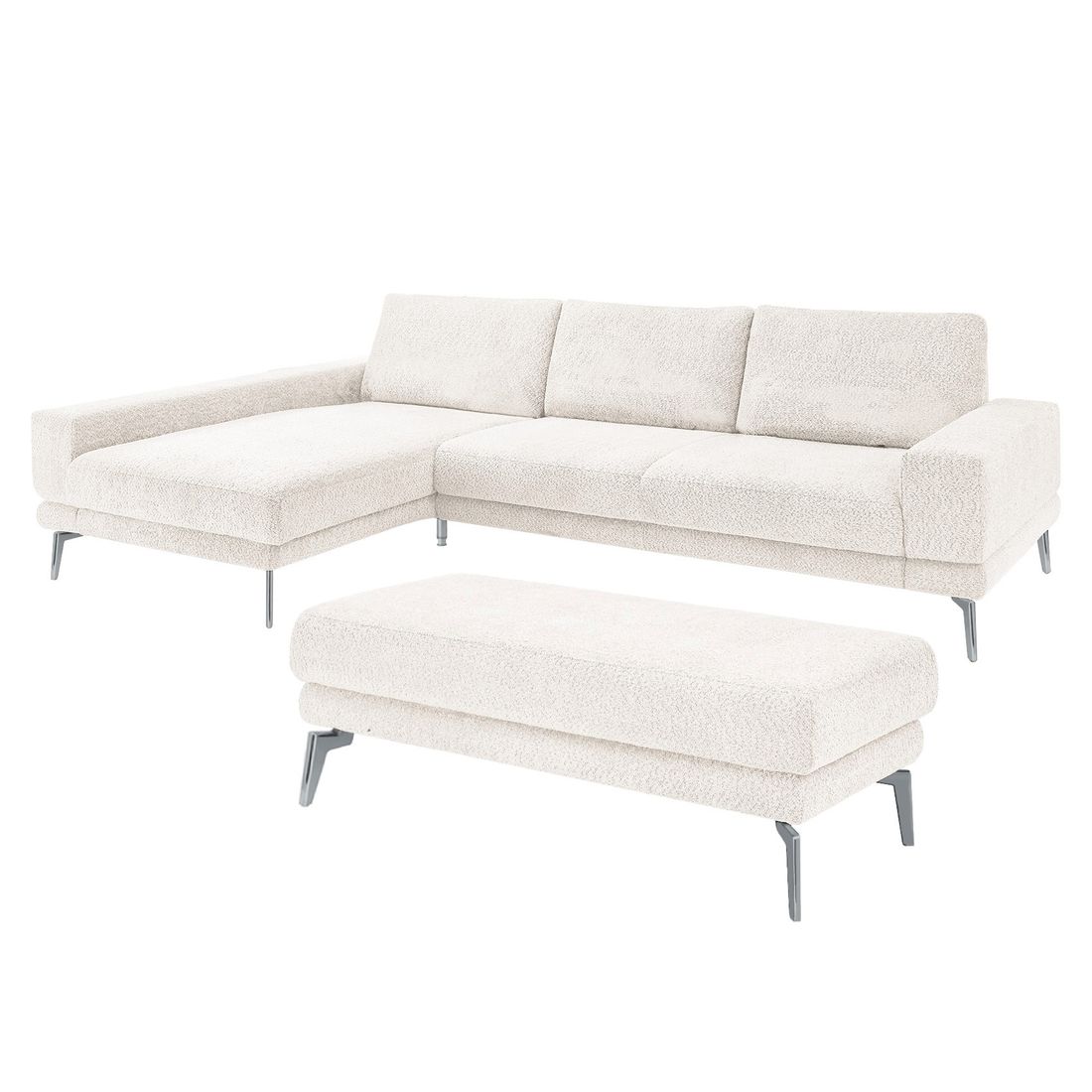set one SO 3600 Ecksofa mit Hocker