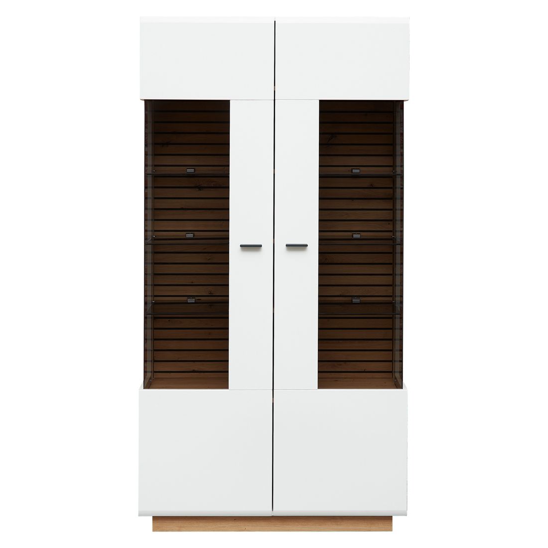 Wohnconcept Fresno Vitrine mit Beleuchtung 98x40x190cm