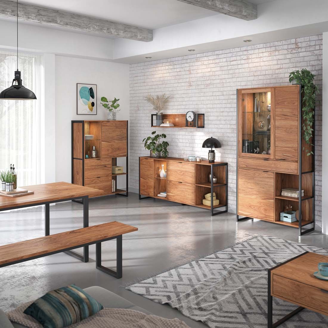 Carla & Marge Factory Zone Esstisch 180x90cm