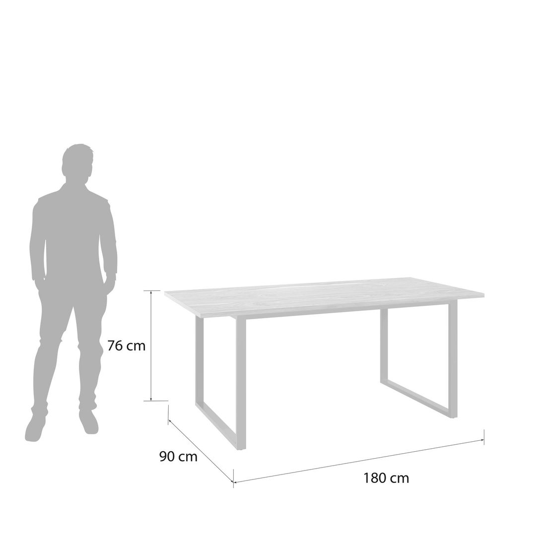 Carla & Marge Factory Zone Esstisch 180x90cm