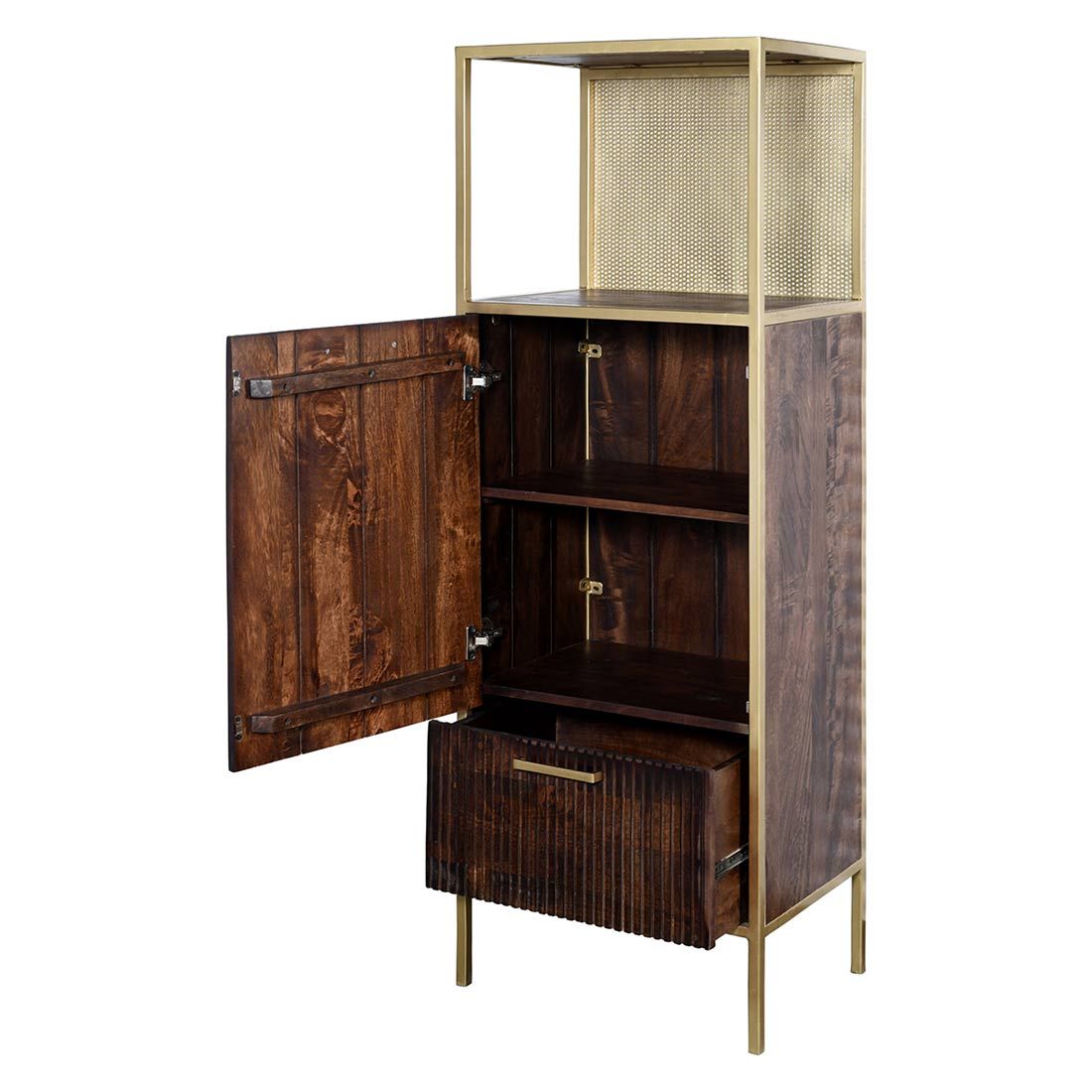 Carla & Marge Golden Grace Hochschrank 56,5x42x164,5cm
