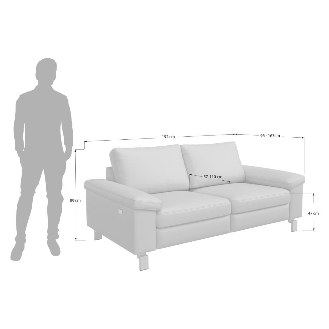 Cleo Plus 3-Sitzer Sofa 192x96x89cm