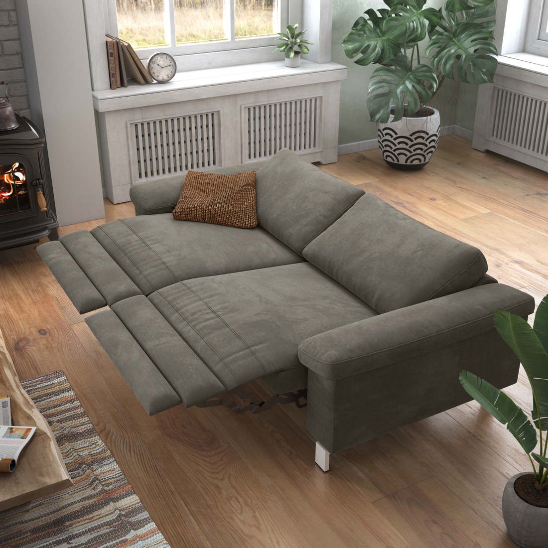 Cleo Plus 3-Sitzer Sofa 208x96x89cm