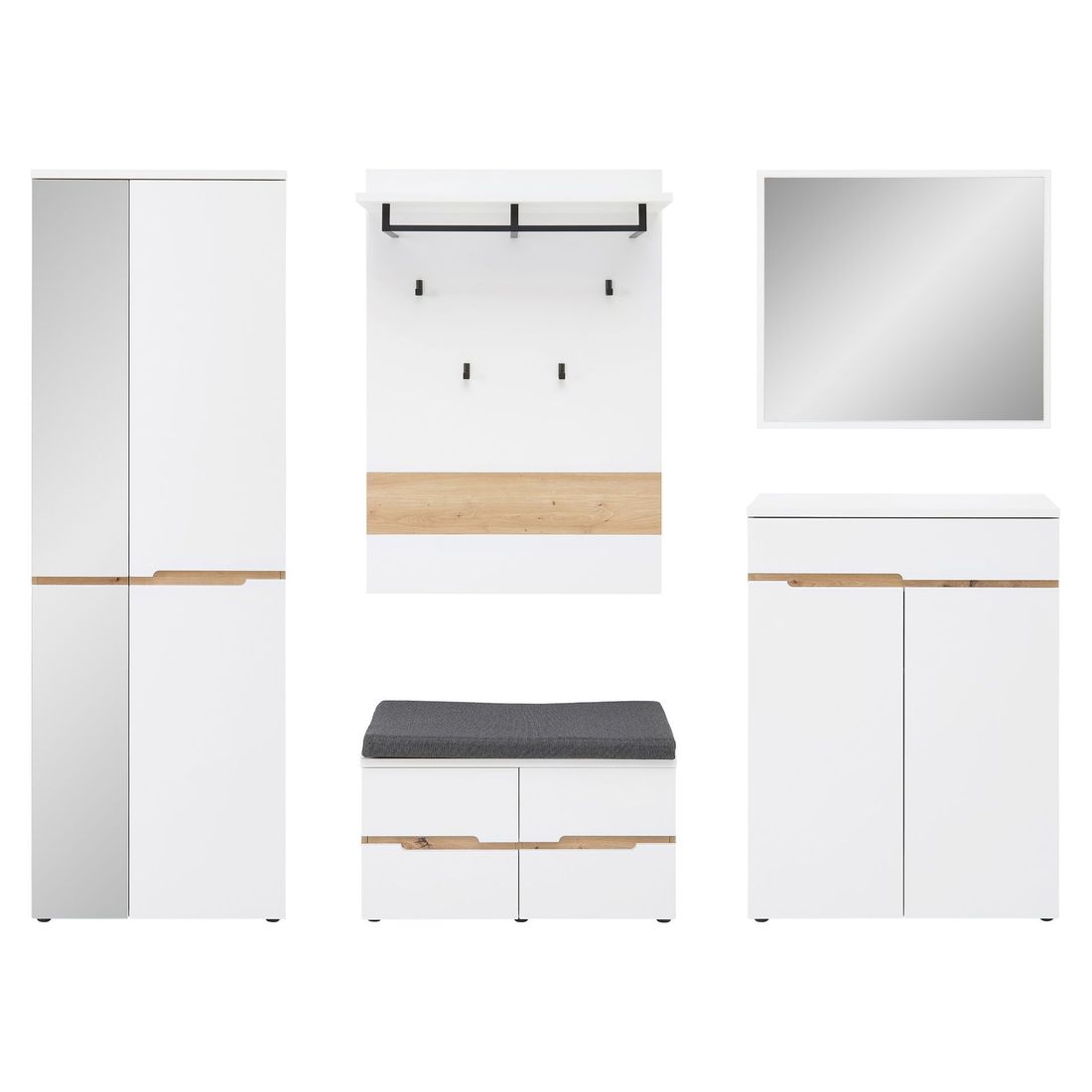 Innostyle Memphis Garderoben-Set 5-tlg.