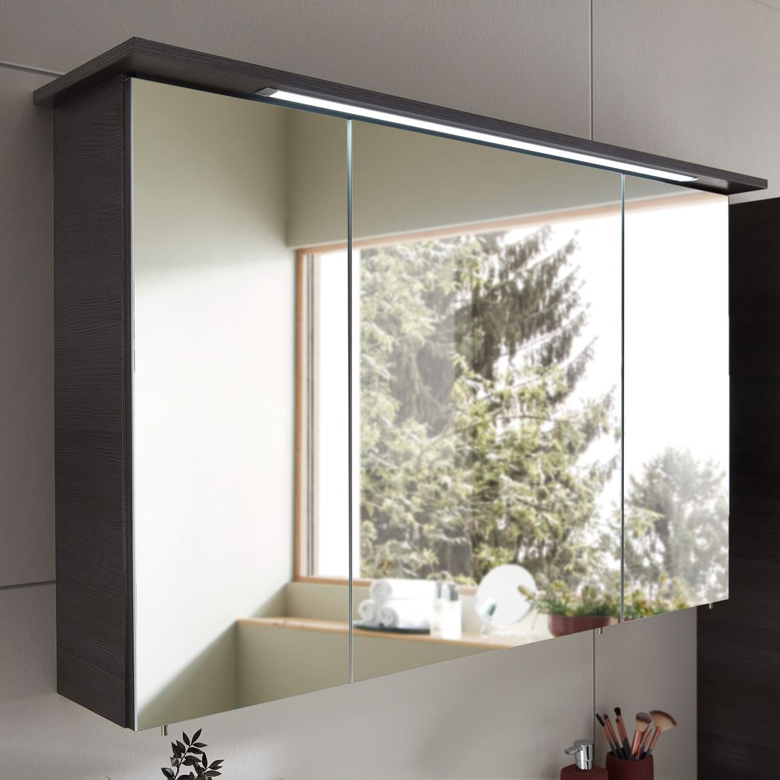 Pelipal Alika Spiegelschrank Cesa III mit LED-Beleuchtung 115x20x72cm