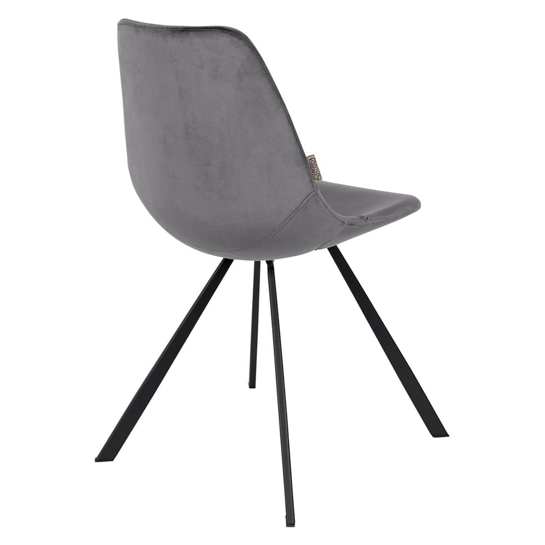 Dutchbone Franky Velvet Schalenstuhl