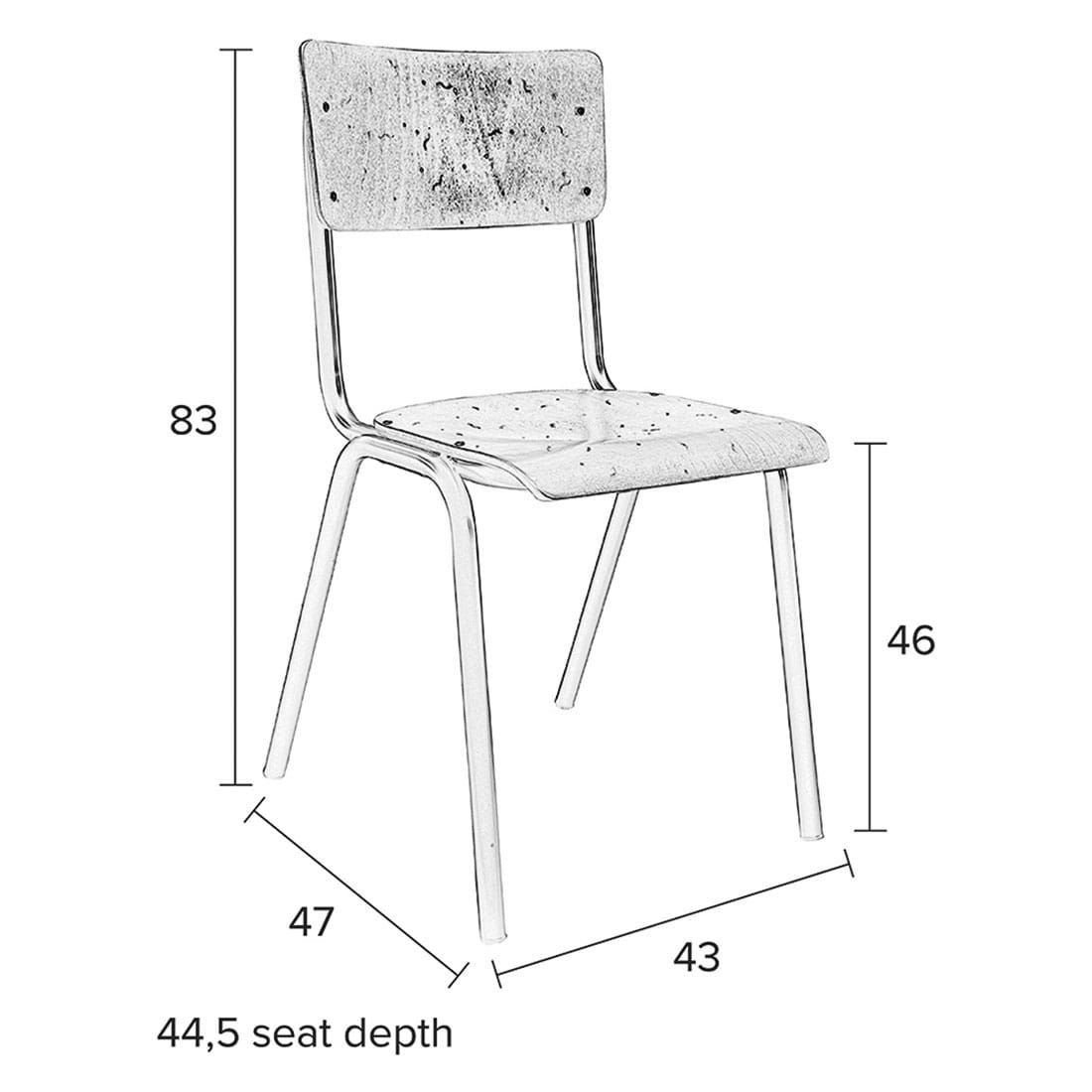 Dutchbone Scuola Stuhl