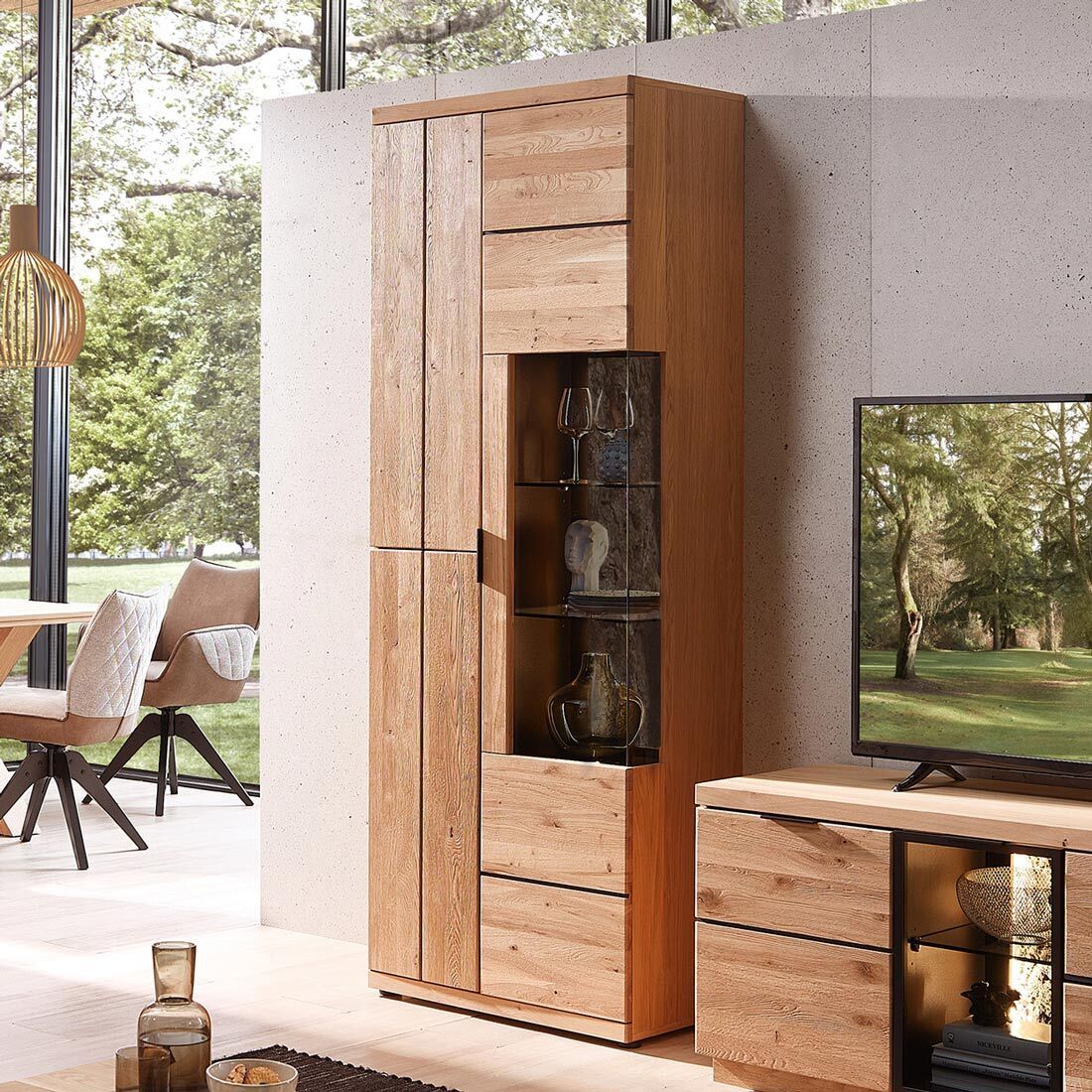 Wohnconcept Donna Vitrine 75x42x207cm
