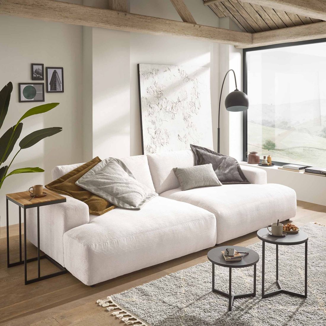 Gallery M Lucia Big Sofa Cord