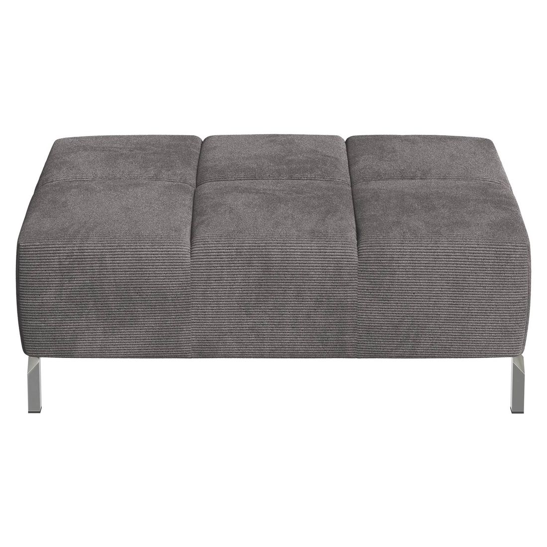 HOMELIV. Cambridge Polsterhocker 107x71x43cm Feincord