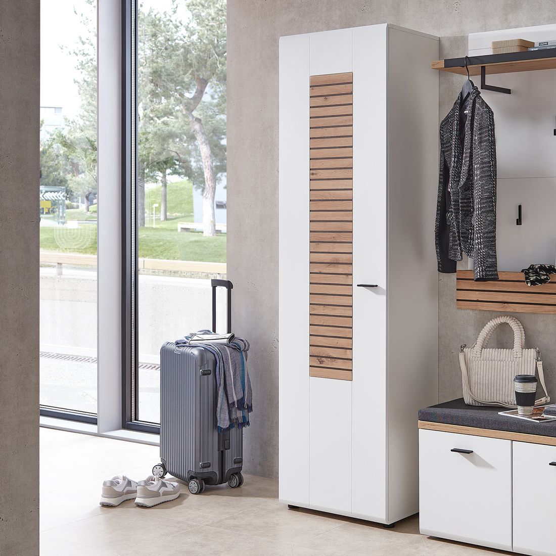 Wohnconcept Fresno Garderobenschrank 55x40x201cm