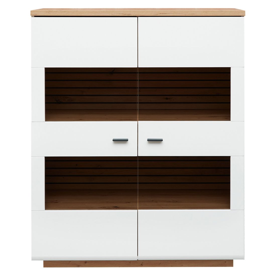 Wohnconcept Fresno Highboard mit Beleuchtung 110x40x136cm