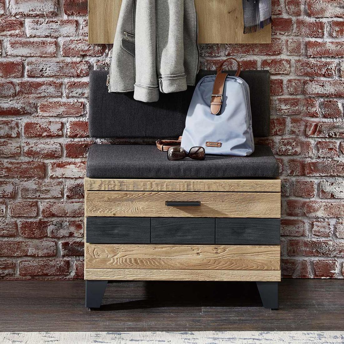 Wohnconcept Persiko Garderobenbank 70x38x79cm