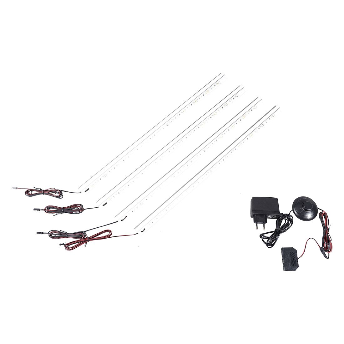 set one York LED-Glasbodenbeleuchtung 4er-Set